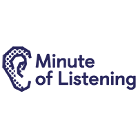 A minute of listening logo