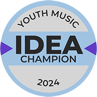 Youth Music IDEA badge 2024